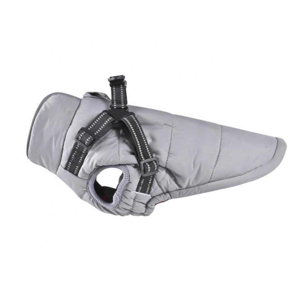 MarinaVida Dog Coat with Harness Winter Dog Coat Waterproof Dog Coat