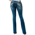 thumbnail image 3 of Grace in LA Mid-Rise Diamond Pocket Jeans (Women's), Size 29" x 34", 3 of 3