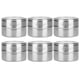 thumbnail image 5 of Juego de 6 tarros de acero inoxidable para condimentos, especias y pimienta., 5 of 14