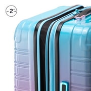 iFLY Fibertech 2-Piece Expandable Hardside Spinner Luggage Set – 20 Carry-On & 28 Checked, Cotton Candy