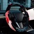 thumbnail image 6 of Flamingo 14.5 Inch Printing PVC Leather Auto Accessories Steering Wheel Covers - Car Wheel Covers - Car Wheel Cover, 6 of 6