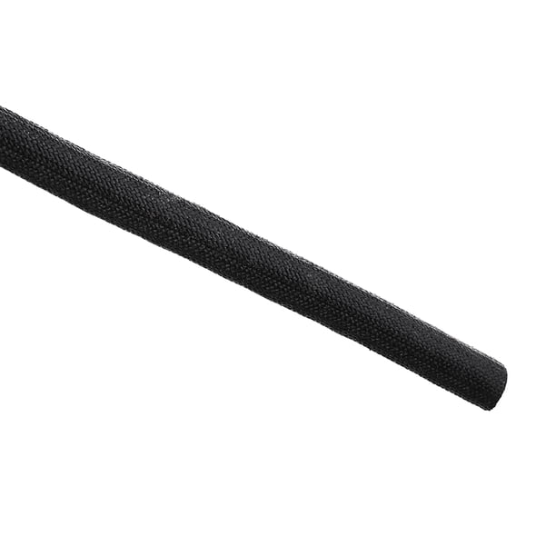 Uxcell 16.4Ft-7mm Alta TEMP Aislante de Manguito de Fibra de Silicona Protectores de Cable Negro