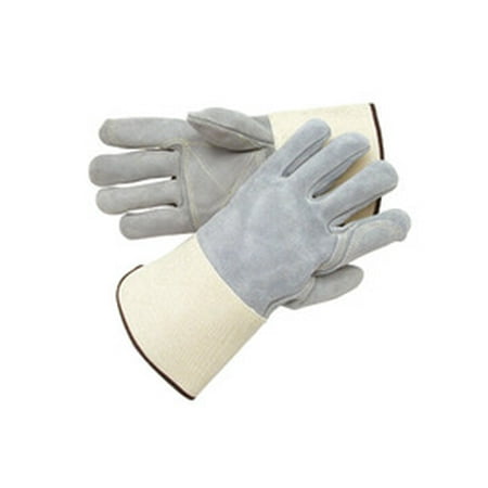 

Radnor Large Split Leather Palm Gloves With Split Leather Back And Gauntlet Cuff (14 Pairs)