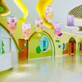 thumbnail image 4 of MasteelfCA 12pcs Flower Printed Lantern Foldable Festival Paper Lanterns for Decoration (Mixed Color and Style), 4 of 9