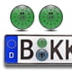 thumbnail image 3 of 2pcs 3D gel sticker license plate seal badge, TUV plaque decals -GSLA, 3 of 4
