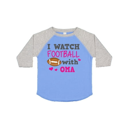 

Inktastic I Watch Football with My Oma Gift Toddler Toddler Girl T-Shirt
