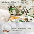 thumbnail image 5 of Exclusivo Mezcla Floral King Comforter Set, 3 Pieces King Size Lightweight Bedding Comforters, Yellow Botanical Flowers Pattern, 5 of 8