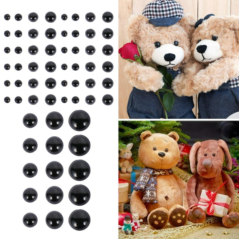 Plush Doll Plastic Eyes, 640Pcs Plastic Eyes Noses For Stuffed Animals For  Plush Puppets 