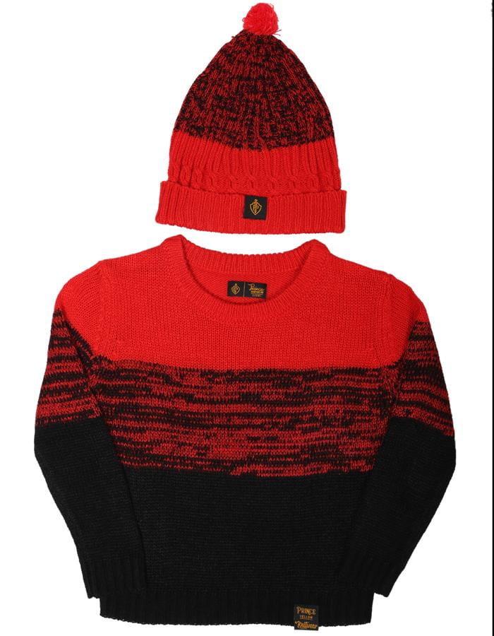 Boys Prince Sweater RED BLACK Walmart Canada