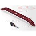 thumbnail image 4 of AJP Distributors JDM Front Lower Suspension Aluminum Strut Tie Bar Brace Rod Arm Red Compatible/Replacement For Honda Civic CRX Del Sol Integra DC EG EK EF 1992 1993 1994 1995 1996 1997 1998 1999 2000, 4 of 5
