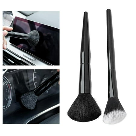 

2 Pieces Car Detailing Brushes Multifunctional Tools Auto Wash