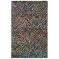 thumbnail image 6 of SAFAVIEH Nantucket Akilah Zigzag Stipes Cotton Area Rug, Red/Multi, 9' x 12', 6 of 6
