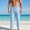 Light Blue, variant on Straight Leg Athletic Pants for Men with Zipper Pockets Elastic Drawstring Waist Lightweight Relaxed Fit Open Bottom Track Pants for Gym Travel and Outdoor Beige S