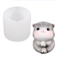 thumbnail image 6 of Cute 3D for Cat Shape Silicone Mold Candle Soap Liquid Mould Handmade for DIY Aroma Diffuser Epoxy Resin Clay Crafts, 6 of 18