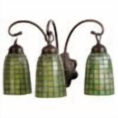 Meyda Tiffany 18640 Terra Verde 3 Light 18" Wide Bathroom Vanity Light - MultiColor