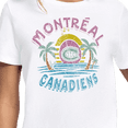 thumbnail image 3 of Women's Starter White Montreal Canadiens Tonal Beach T-Shirt, 3 of 3