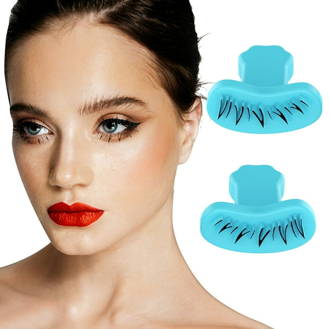 CYC Tampon pour Cils Inférieurs Tampon en Silicone pour Cils Réutilisables Cils Naturels Faux Cils Applicateurs de Maquillage pour les Yeux Parfaits pour Diverses Formes de Cils 2 Pcs