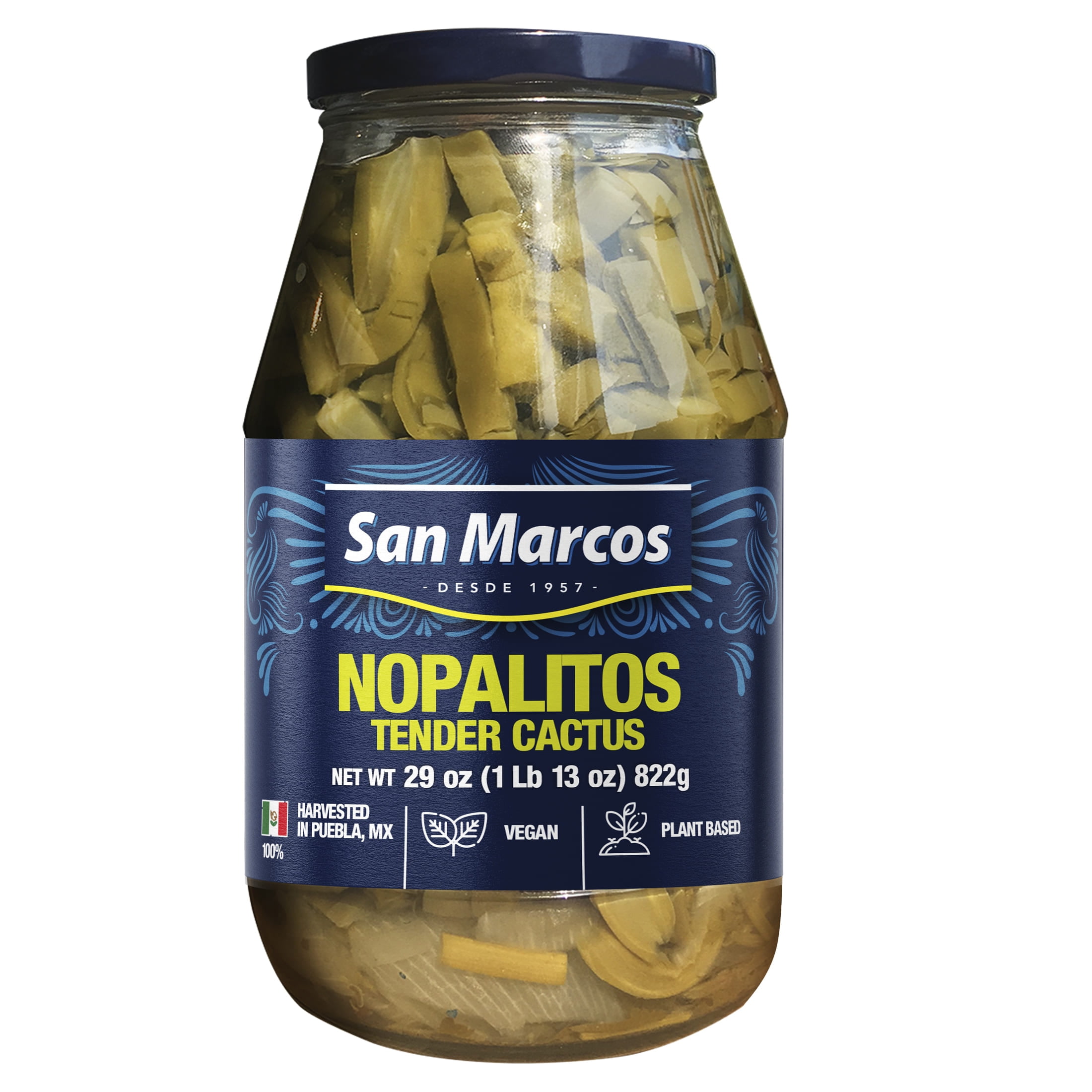 (5 pack) San Marcos Natural Tender Cactus 29oz Shelf Stable Jar