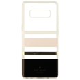 thumbnail image 1 of Kate Spade Flexible Hardshell Case for Galaxy Note8 - Pink/Gold/Blk/Clear Stripe, 1 of 3