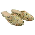 thumbnail image 2 of Punjabi Jutti for Women Back Open Mojari Bridal Mules Wedding Multi Color Shoes Mules Indian Jutti, 2 of 4