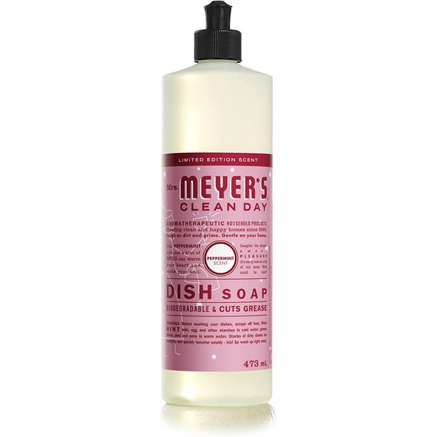 Mrs. Meyer's Clean Day Dish Soap, Cruelty Free and Biodegradable