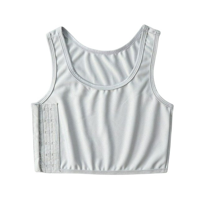 Chaleco Qarigey para lesbianas transpirable sin costuras Gris S