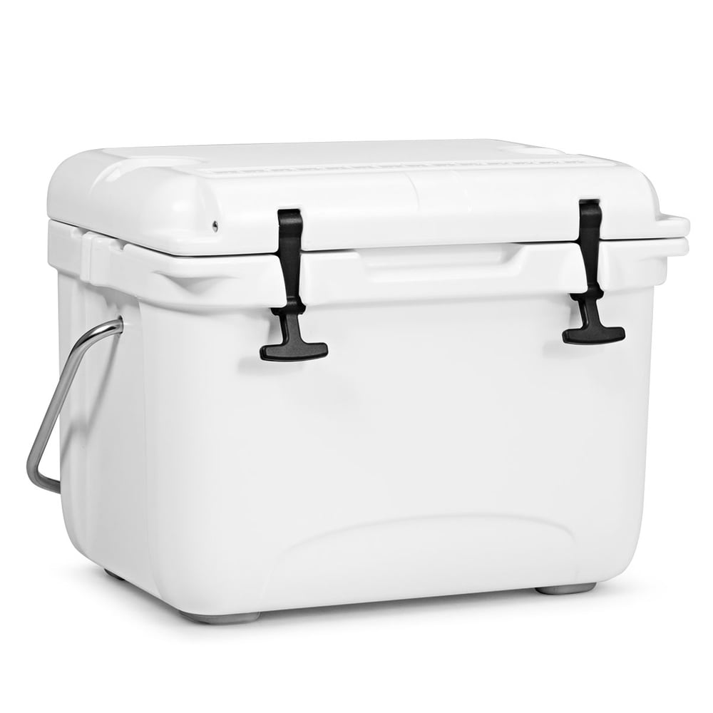 22 Quart Cooler Portable Ice Chest 4Day Ice Retention 30 Cans White
