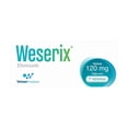 thumbnail image 3 of Weserix 120 mg 7 tabletas, 3 of 3