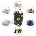 thumbnail image 5 of KLL Sunflowers And Blue Flower Laundry Hamper,Large Canvas Fabric Lightweight Storage Basket Toy Organizer Dirty Clothes Collapsible Waterproof, 5 of 6