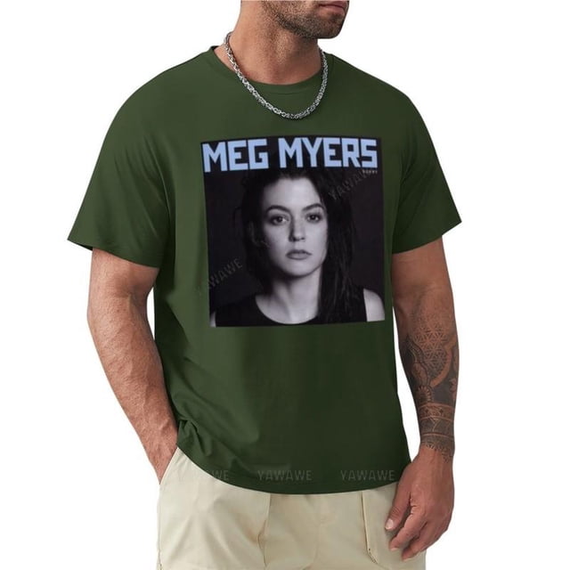 Camiseta de marca Meg Myers para hombre tops de talla grande ropa de verano camiseta negra camiseta de moda para hombre
