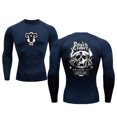 thumbnail image 1 of Camisa de compresión de entrenamiento de Anime para hombres, ropa interior atlética de secado rápido, protector de erupción, capa Base de gimnasio, equipo deportivo, 1 of 5