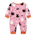 thumbnail image 4 of Halloween Matching Pajamas Set for Family Funny Print Jammies PJs Holiday Sleepwear Loungewear for Women/Men Baby 9 Months, 4 of 4