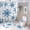 Snowflake Winter 1, variant on Shower Curtain Aesthetic, Snowflake Winter Pattern Printed on Bathroom Decor and Accessories, Great for Master Bath Beach House Modern Home, 72 x 72 inches
