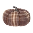 thumbnail image 7 of Artificial Pumpkins 3.54 Inch Small Plaid Fabric Fake Pumpkins Rustic Fall Decor Decorative Pumpkins for Thanksgiving Halloween Table Centerpiece Home Kitchen Shelf, 7 of 7