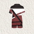 thumbnail image 4 of Qiopertar Grandes Économies de Vacances! Blouse Décontractée pour Enfants à Col Rabattu Manches Courtes Mode Short Pyjama en Solde Offres d'Accès Anticipé, 4 of 5
