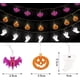 thumbnail image 2 of Cadena de luces decorativas, juego de 3 luces de hadas que funcionan con pilas, cadena de luces fantasma de murciélago de calabaza de 12 pies con 30 LED cada una para interiores/exteriores,, 2 of 7