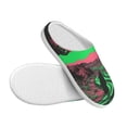 thumbnail image 3 of Lsque Neon Desert Moon Pattern Womens Comfort Cotton on Scuff With Memory Foam and Anti-skid Sole Slipper-39/40, 3 of 7