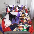 thumbnail image 1 of Mypall Inuyasha 3-piece Set Bedding Set 3d Print Comforter Cover With Zipper Forteens And Kids Adults Soft Microfiber Bedspread Cover, 1 of 5