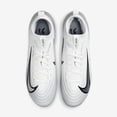 thumbnail image 4 of Nike Vapor Pro 1 Football Cleats FB3298-100, White/Black/Summit White/Metallic Silver Size 9.5, 4 of 6