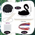 thumbnail image 2 of 1 Set Halloween Rainbow Scratch Paper Art Pendant Decoration Kits with Ribbon and Bamboo Sticks Mixed Shapes 94~120x60~120x0.2mm Hole: 4mm, 2 of 8