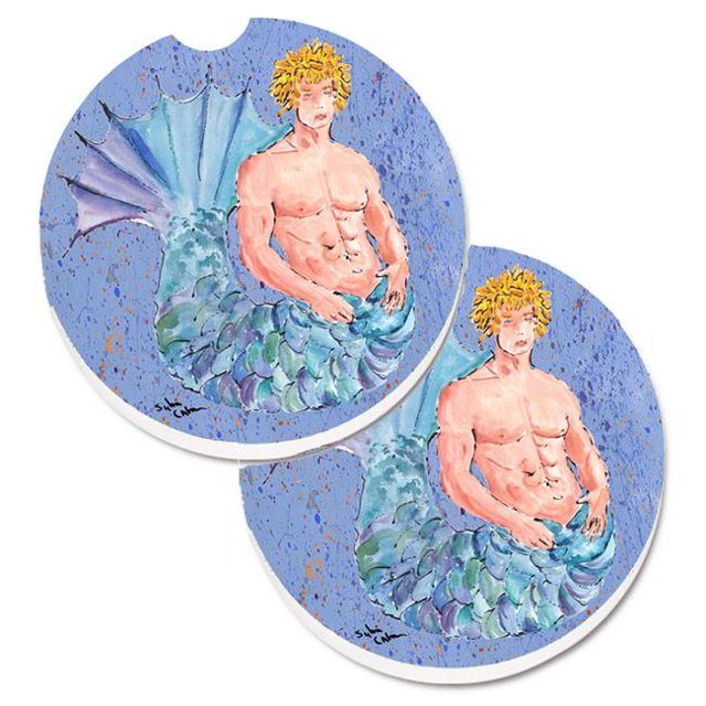 Merman Lot de 2 Porte-Gobelets Sous-Verre