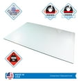 thumbnail image 2 of Glaciermat® Heavy Duty Glass Chair Mat for Hard Floors & Carpets - 36" x 42", 2 of 9