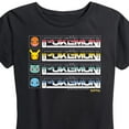 thumbnail image 3 of Pokémon - Retro Pokémon Logo - Women's Short Sleeve Graphic T-Shirt, 3 of 5