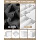 thumbnail image 5 of Set de organizadores para cajón KEMETHY de 25 piezas, plástico blanco, 5 of 7