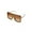 Brown, variant on FEISEDY Oversized Sparkling Crystal Sunglasses Disco Diamond Flat Top Fashion Square Large Shades B2782