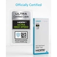 thumbnail image 4 of Anker 8K@60Hz HDMI Cables, Ultra High Speed 4K@120Hz 48Gbps 6.6 ft Ultra HD HDMI to HDMI Cord, Support Dynamic HDR, eARC, Dolby Atmos, Compatible with Playstation 5, Xbox Series X, Samsung TVs, 4 of 7