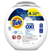 Tide PODS® Ultra OXI Free Laundry Detergent Pacs, 57 Count