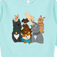 thumbnail image 3 of Inktastic Happy Dog Family Toddler Sweatshirt, 3 of 4