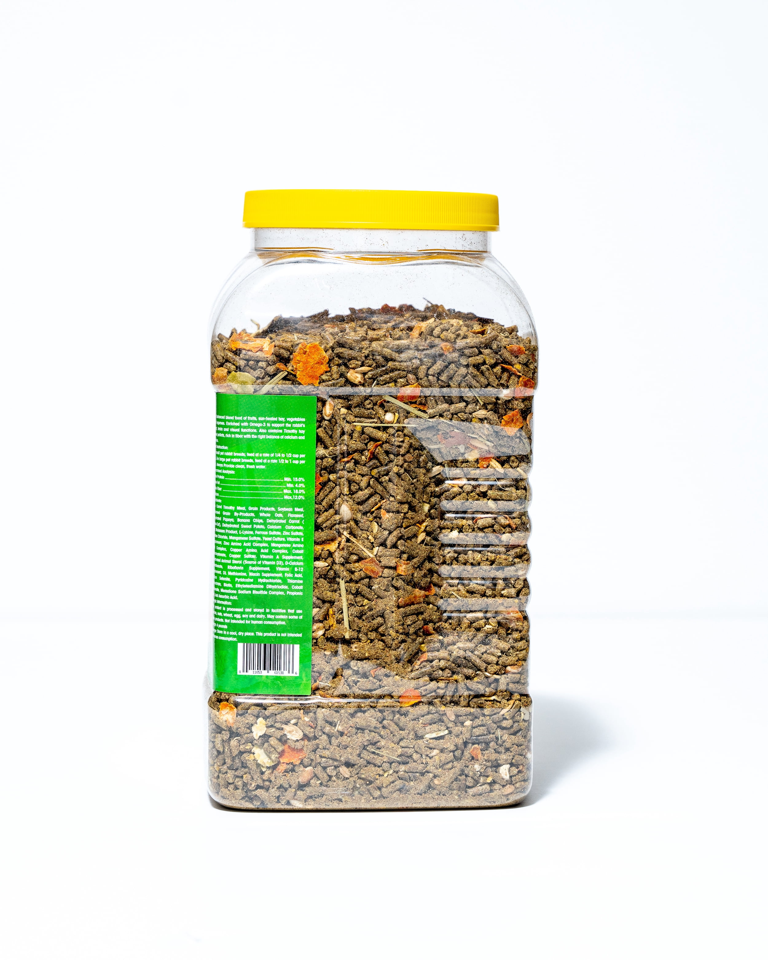 Provita Premium Rabbit Feed, Pellet For Small Animal Blend,  4 lb. Jar