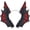 red, variant on Resin Blue Sea Siren Headband with Fish Ears and Fin Detail, 1 Piece